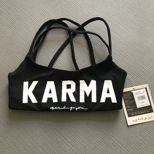 Spiritual gangster sports bra size xs